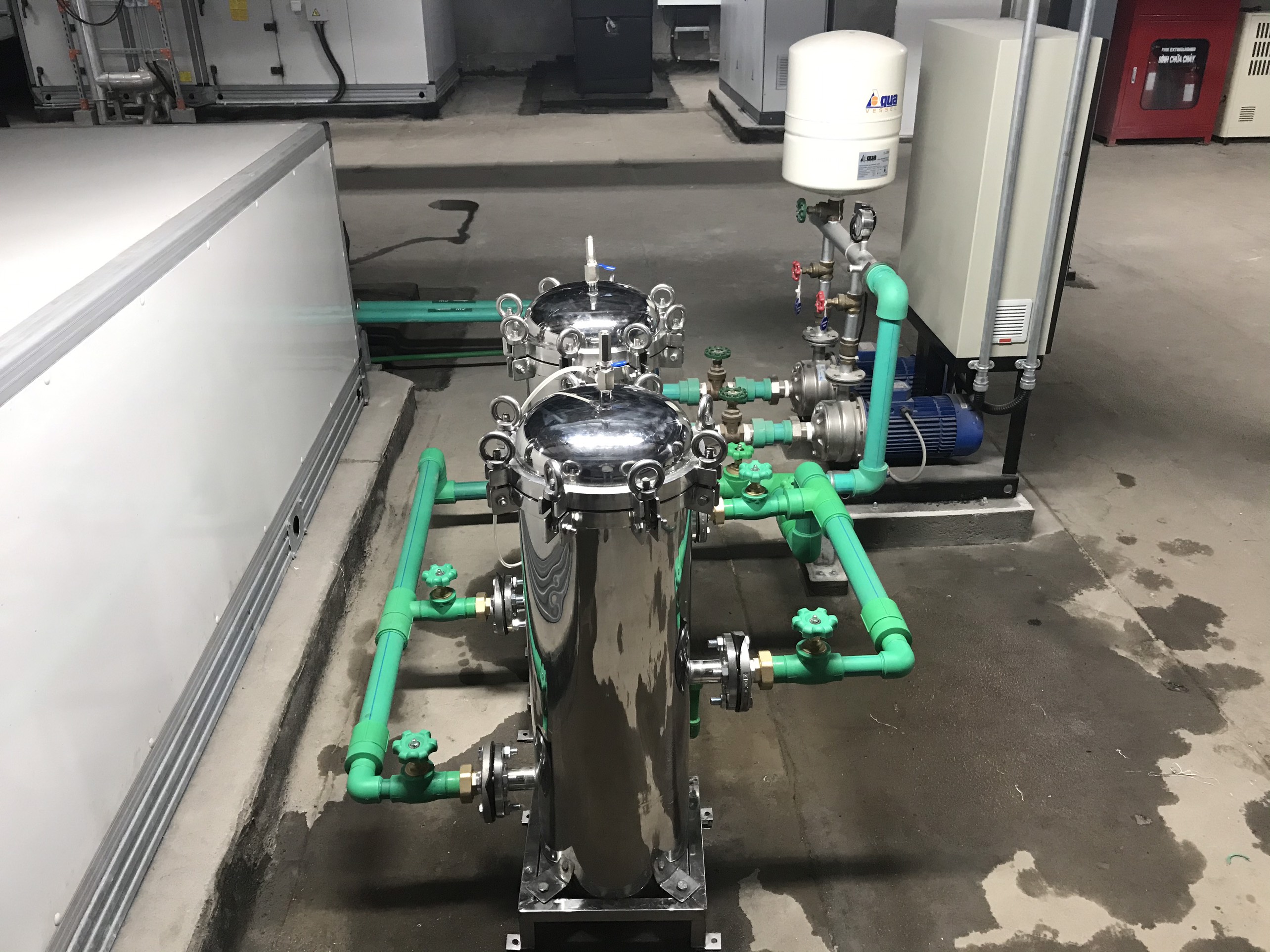 Hệ thống lọc cặn 10m3/h - Bệnh Viện Việt Pháp Hà Nội